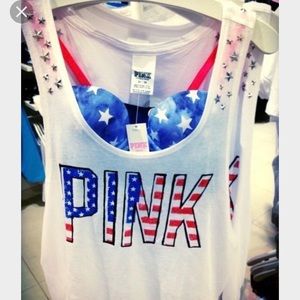 VS PINK AMERICANA TANK